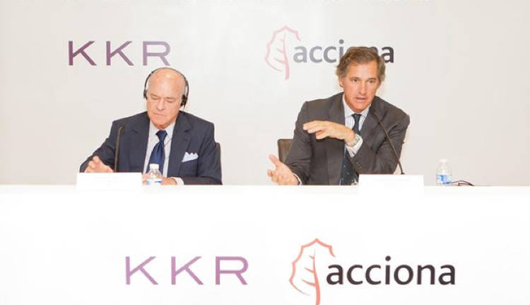Acciona y KKR constituyen su empresa conjunta de energías renovables