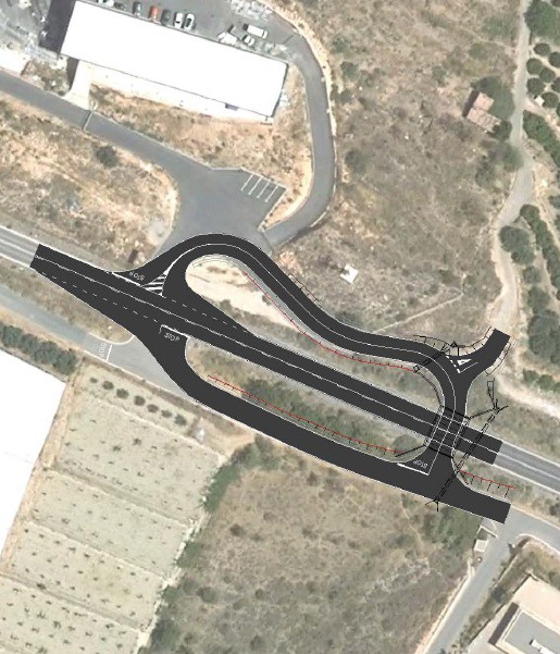 La Junta de Andalucía construirá un paso subterráneo en la A-348 para aumentar la seguridad vial