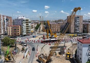 Comienza la construcción de la nueva estación del Metro junto al Hospital Macarena