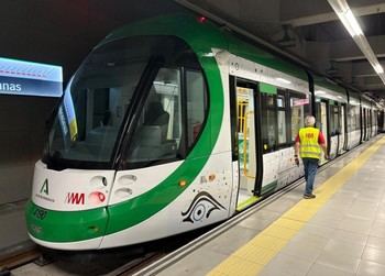 Metro de Málaga comienza pruebas con nuevos trenes para ampliar su flota